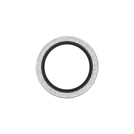 Протектор - Камера за iPhone 17 Air - PanzerGlass® - Hoops® протектор за обектив на камера - с брокат и сребрист цвят