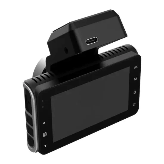 Imou - Видеорегистратор S800 PRO (LC-DAE-LC5500GWV-S800) - 4K, Wi-Fi, 3 екран, вграден микрофон, слот за Micro SD карта, IP52 - черен