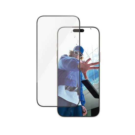 PanzerGlass® - Ултраширок протектор за екран - iPhone 16 Pro Max - Черен