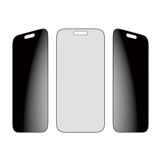 PanzerGlass® - Ултраширок двустранен протектор за екран с EasyAligner - iPhone 17 Pro - Черен