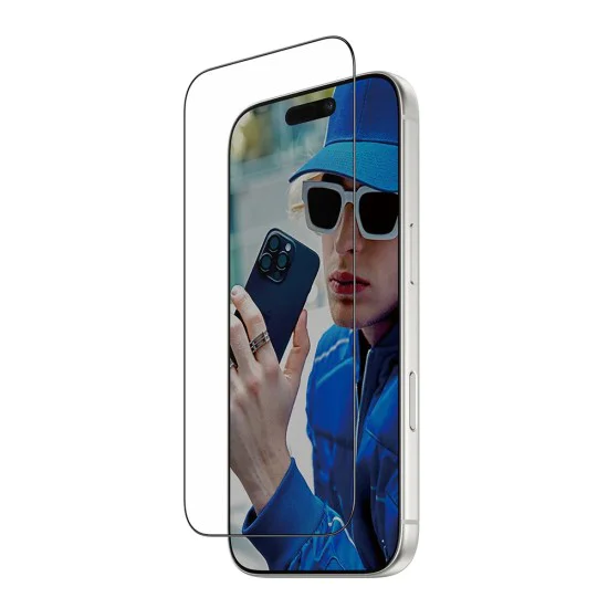 PanzerGlass® - Ултраширок протектор за екран с бързо закрепване в кутия - iPhone 17 Pro - Черен
