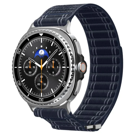 Каишка за Samsung Galaxy Watch8 40mm/Watch8 44mm/Watch8 Classic - Spigen - Каишка за часовник (WBF0) - Тъмно Син