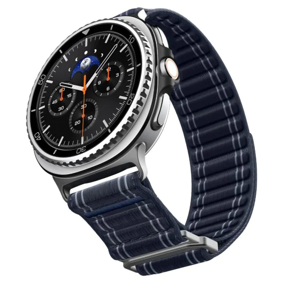 Каишка за Samsung Galaxy Watch8 40mm/Watch8 44mm/Watch8 Classic - Spigen - Каишка за часовник (WBF0) - Тъмно Син