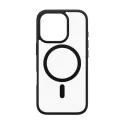 Калъф за iPhone 16 Pro - PanzerGlass® - HardCase Black MagSafe & Frame Series - Прозрачен