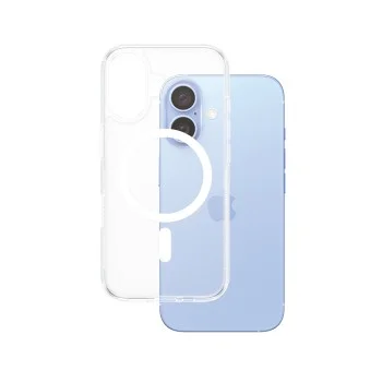 Калъф за iPhone 16 - PanzerGlass® - HardCase бял MagSafe серия - Прозрачен