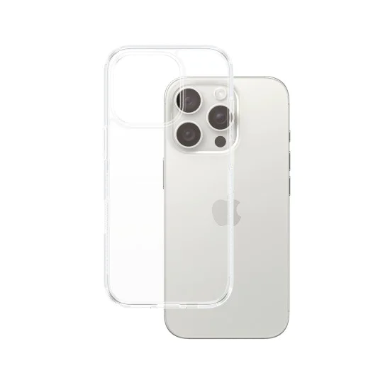Калъф за iPhone 16 Pro - PanzerGlass® - Серия HardCase - Прозрачен