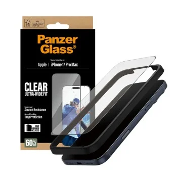 PanzerGlass® - Ултраширок протектор за екран с EasyAligner - iPhone 17 Pro Max - Черен