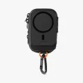 Spigen - Калъф за телефон с цип - Портфейл MagSafe, държач за карти, AirPods, органайзер, с кобур за колан, джобове, универсален - черен