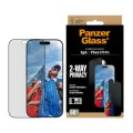 PanzerGlass® - Ултраширок двустранен протектор за екран с EasyAligner - iPhone 17 / iPhone 16 Pro - Черен