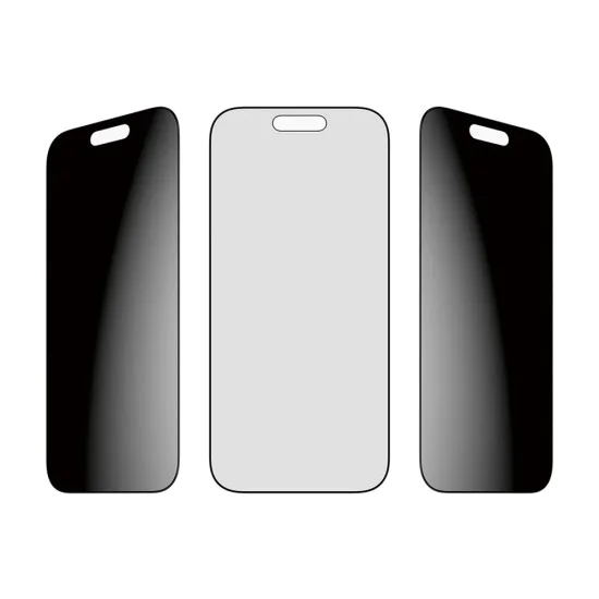 PanzerGlass® - Ултраширок двустранен протектор за екран с EasyAligner - iPhone 17 / iPhone 16 Pro - Черен