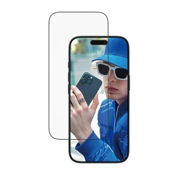 PanzerGlass® - Ултраширок протектор за екран с EasyAligner - iPhone 17 Pro - Черен