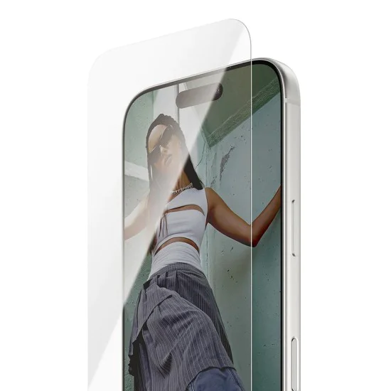 PanzerGlass® - SAFE. Ултраширок протектор за екран с EasyAligner - iPhone 17 Pro - Прозрачен