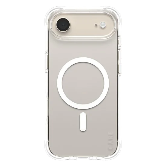 Калъф за iPhone 17 Air - PanzerGlass® - CARE Моден калъф с бял MagSafe - Прозрачен