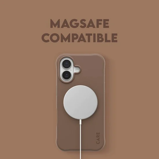 Калъф за iPhone 17 - PanzerGlass® - CARE Моден калъф с MagSafe - Samba Espresso