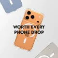 Калъф за iPhone 17 Pro - PanzerGlass® - CARE Моден калъф с бял MagSafe - Прозрачен