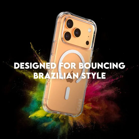 Калъф за iPhone 17 Pro - PanzerGlass® - CARE Моден калъф с бял MagSafe - Прозрачен