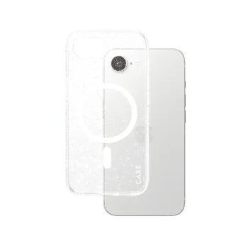 Калъф за iPhone 16e - PanzerGlass® - CARE Flagship Urban Combat Star Lit с бял Qi съвместим - Прозрачен