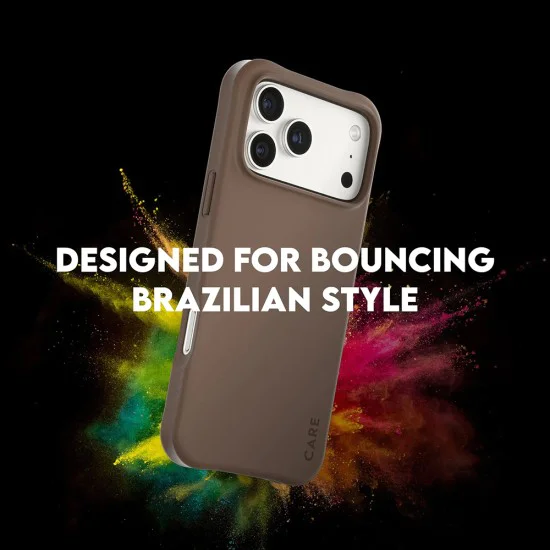 Калъф за iPhone 17 Air - PanzerGlass® - CARE Моден калъф с MagSafe - Samba Espresso