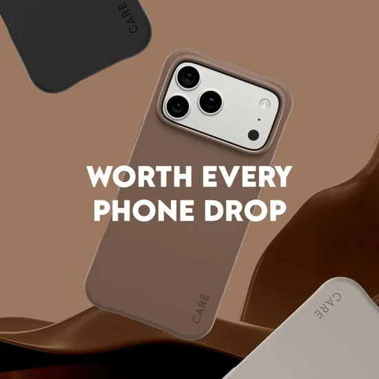 Калъф за iPhone 17 Air - PanzerGlass® - CARE Моден калъф с MagSafe - Samba Espresso