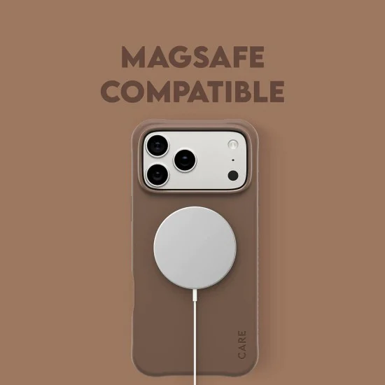 Калъф за iPhone 17 Air - PanzerGlass® - CARE Моден калъф с MagSafe - Samba Espresso
