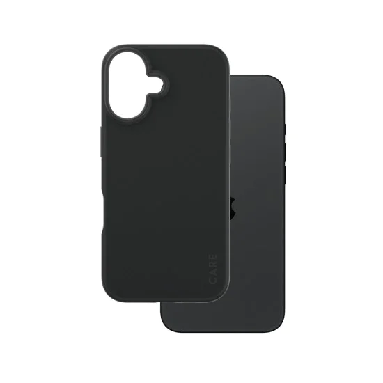 Калъф за iPhone 16 - PanzerGlass® - CARE Модерен калъф - Черен