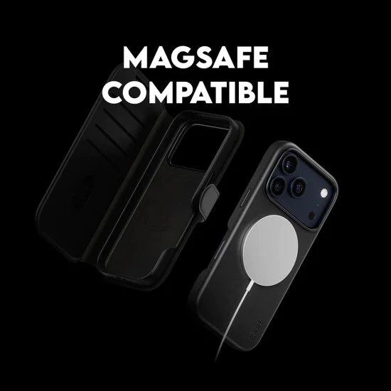PanzerGlass® - CARE Feature MagSafe Case Tango Two-in-One Portphoto - iPhone 17 Pro - Черен