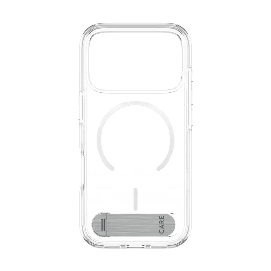 Калъф за iPhone 17 Air - PanzerGlass® - CARE Feature със стойка MagSafe - Прозрачен