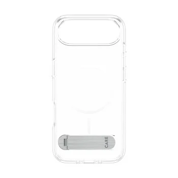 Калъф за iPhone 17 Air - PanzerGlass® - CARE Feature със стойка MagSafe - Прозрачен