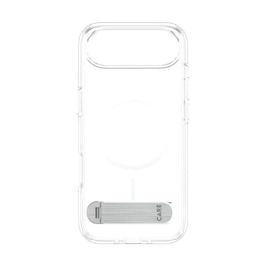 Калъф за iPhone 17 Air - PanzerGlass® - CARE Feature със стойка MagSafe - Прозрачен