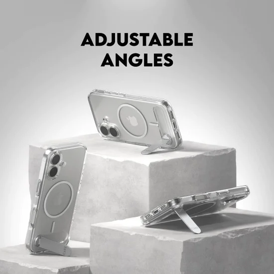 Калъф за iPhone 17 - PanzerGlass® - CARE Feature със стойка MagSafe - Прозрачен