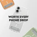 Калъф за iPhone 17 - PanzerGlass® - CARE Feature със стойка MagSafe - Прозрачен