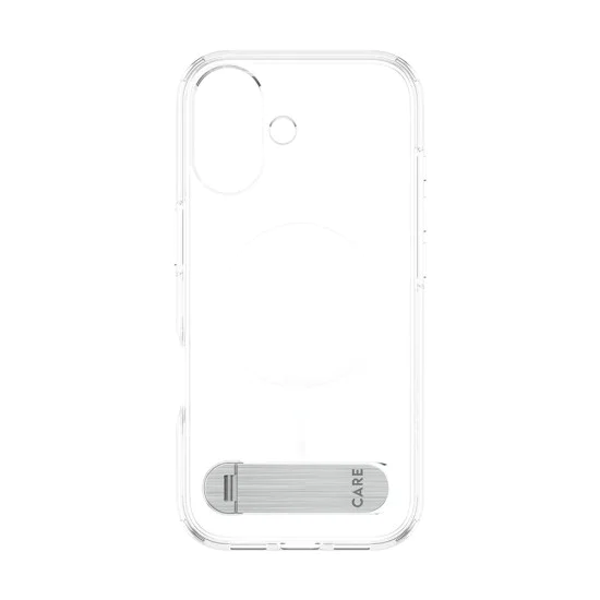Калъф за iPhone 17 - PanzerGlass® - CARE Feature със стойка MagSafe - Прозрачен
