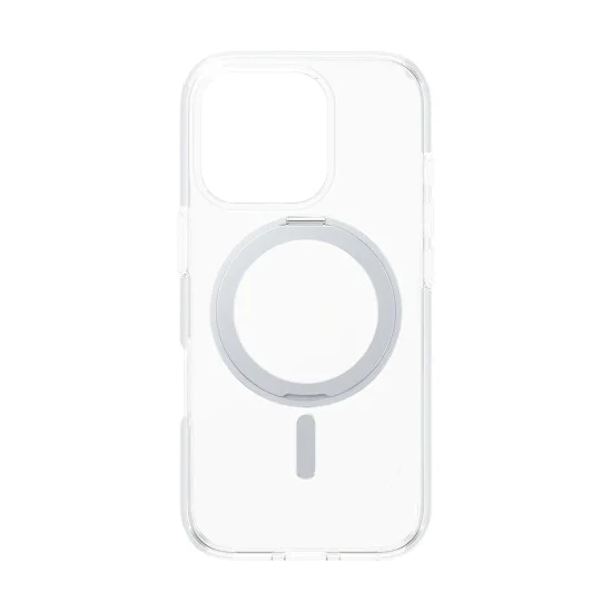Калъф за iPhone 16 Pro - PanzerGlass® - CARE Feature Сребрист стойка и MagSafe - Прозрачен