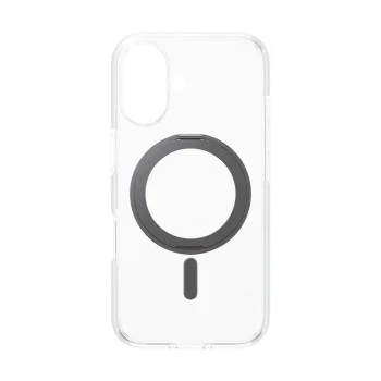 Калъф за iPhone 16 - PanzerGlass® - CARE Feature Черен стойка и MagSafe - Прозрачен