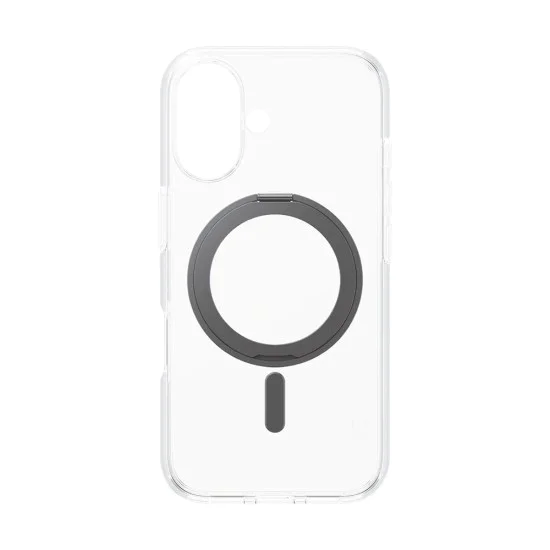 Калъф за iPhone 16 - PanzerGlass® - CARE Feature Черен стойка и MagSafe - Прозрачен
