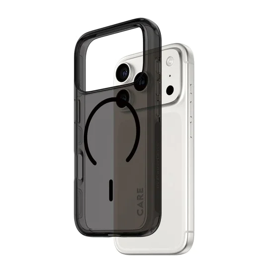 Калъф за iPhone 17 Pro - PanzerGlass® - CARE Flagship Urban Explorer Черен MagSafe - Опушен