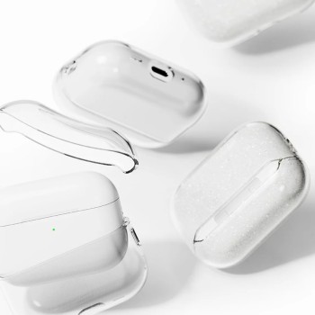 Калъф за AirPods Pro 3 - Ringke - Защитен калъф Air Series - Брокат Прозрачен