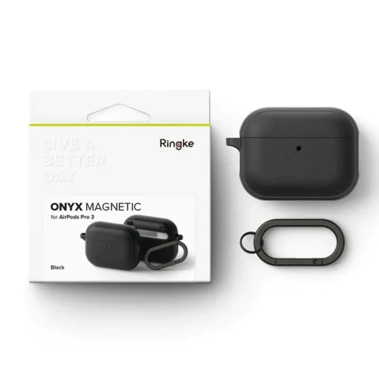 Калъф – Ringke Protection Case Onyx Magnetic – за AirPods Pro 3 – Черен