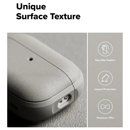 Калъф – Ringke Protection Case Onyx Magnetic – за AirPods Pro 3 – Топъл сив