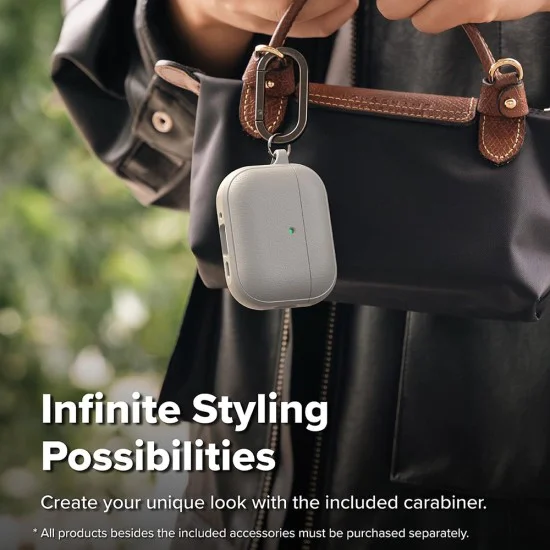 Калъф – Ringke Protection Case Onyx Magnetic – за AirPods Pro 3 – Топъл сив