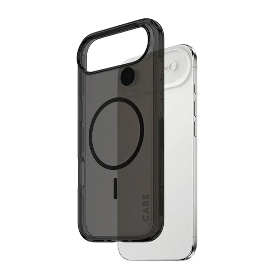 Калъф за iPhone 17 Air - PanzerGlass® - CARE Flagship Urban Explorer Black MagSafe - Smokey