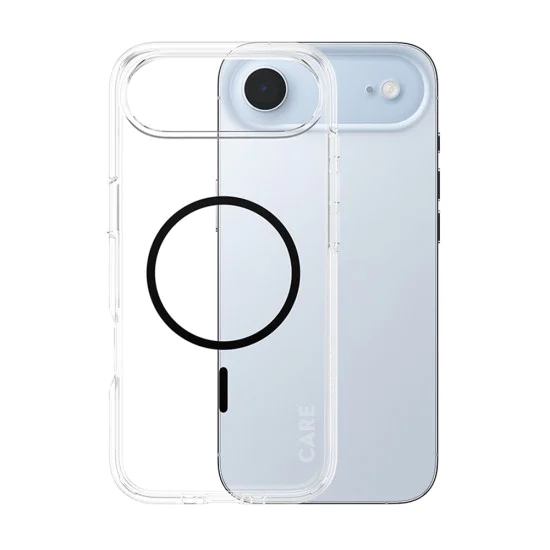 Калъф за iPhone 17 Air - PanzerGlass® - CARE Flagship Urban Explorer Черен MagSafe - Прозрачен