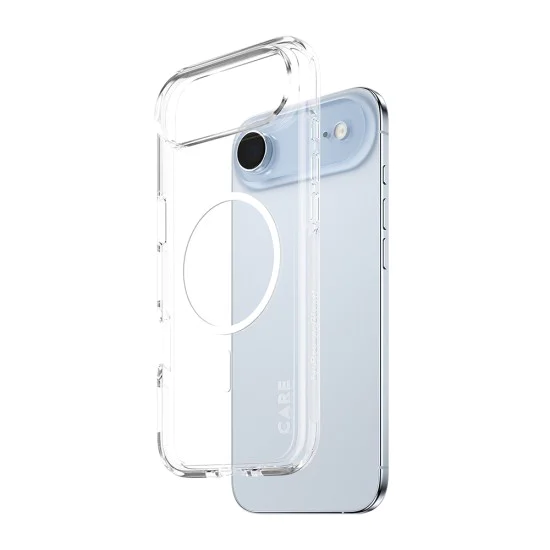 Калъф за iPhone 17 Air - PanzerGlass® - CARE Flagship Urban Explorer White MagSafe - Прозрачен