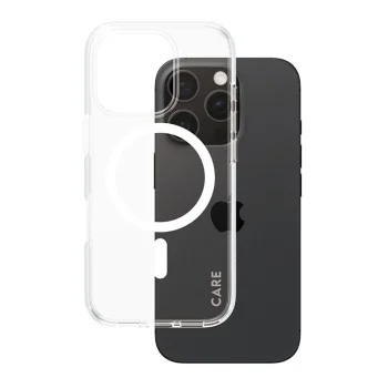Калъф за iPhone 16 Pro - PanzerGlass® - CARE Flagship Urban Combat White MagSafe - Прозрачен