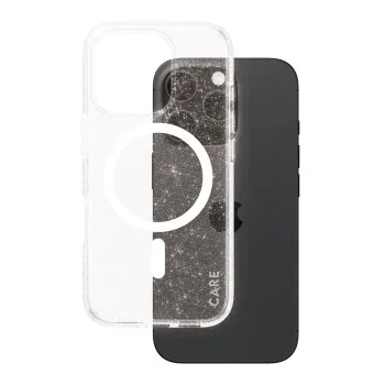 Калъф за iPhone 16 Pro - PanzerGlass® - CARE Flagship Urban Combat Star Lit White MagSafe - Прозрачен