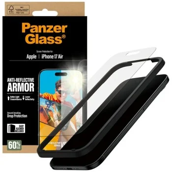 PanzerGlass® - Антирефлексен защитен екран с EasyAligner - iPhone 17 Air - Матово прозрачно