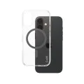 Калъф за iPhone 16 - PanzerGlass® - CARE Flagship Urban Combat Black MagSafe - Прозрачен
