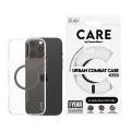 Калъф за iPhone 16 Pro Max - PanzerGlass® - CARE Flagship Urban Combat Black MagSafe - Прозрачен