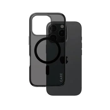 Калъф за iPhone 16 Pro - PanzerGlass® - CARE Flagship Urban Combat Black MagSafe - Smokey