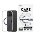Калъф за iPhone 16 Pro - PanzerGlass® - CARE Flagship Urban Combat Blue MagSafe - Прозрачен